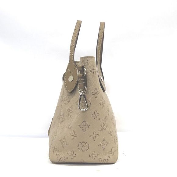 Louis Vuitton Handbag Leather Mahina Hina PM Magnolia Beige - Picture 3 of 16